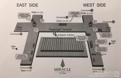 曼谷素万那普机场Miracle First Class Lounge (Concourse C - Level 3)