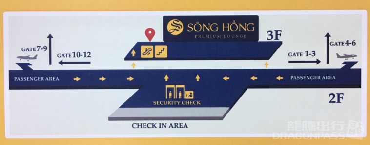 河內內排國際機場Song Hong Premium Lounge