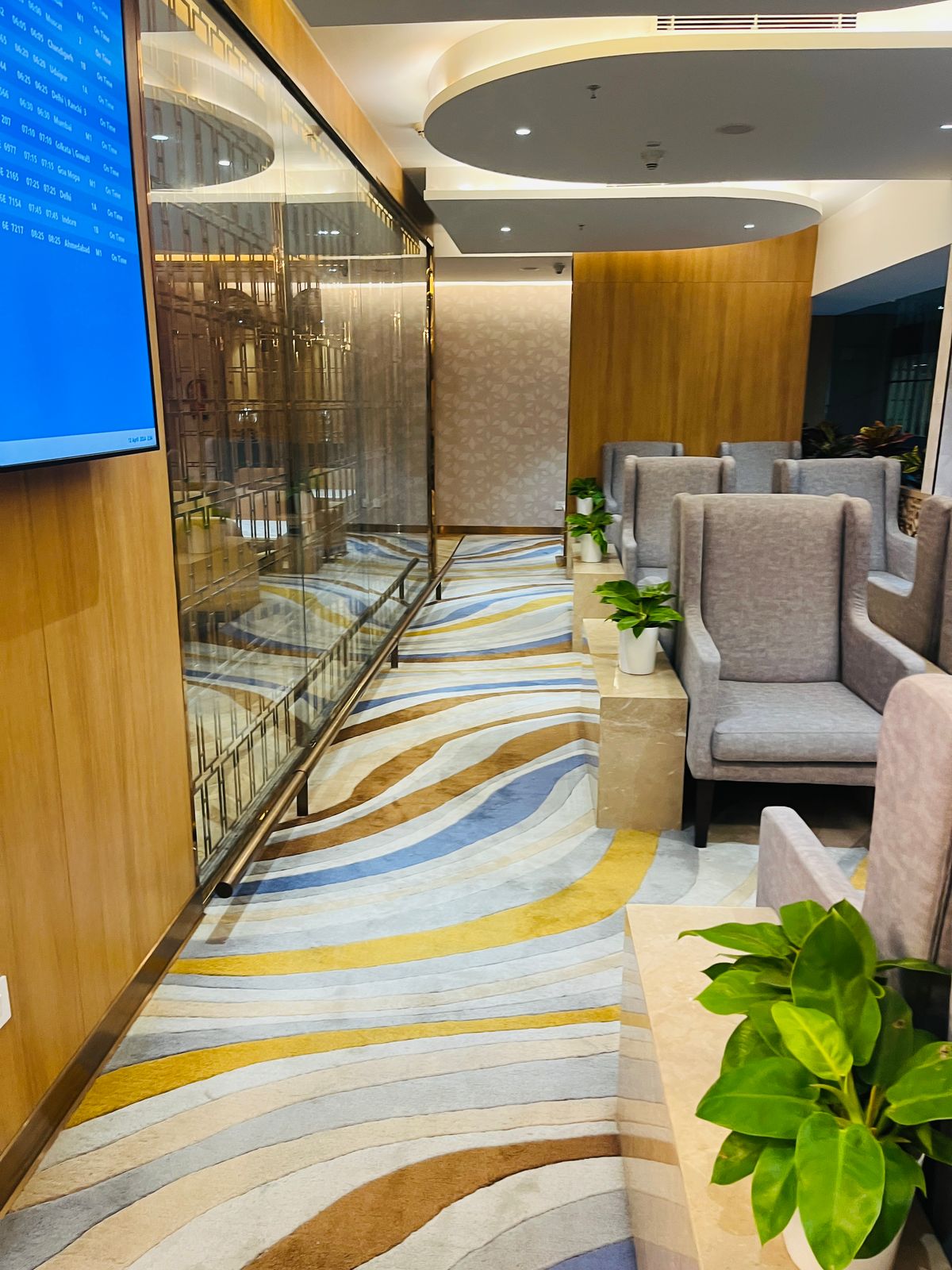 Adani Domestic Lounge — food & bar