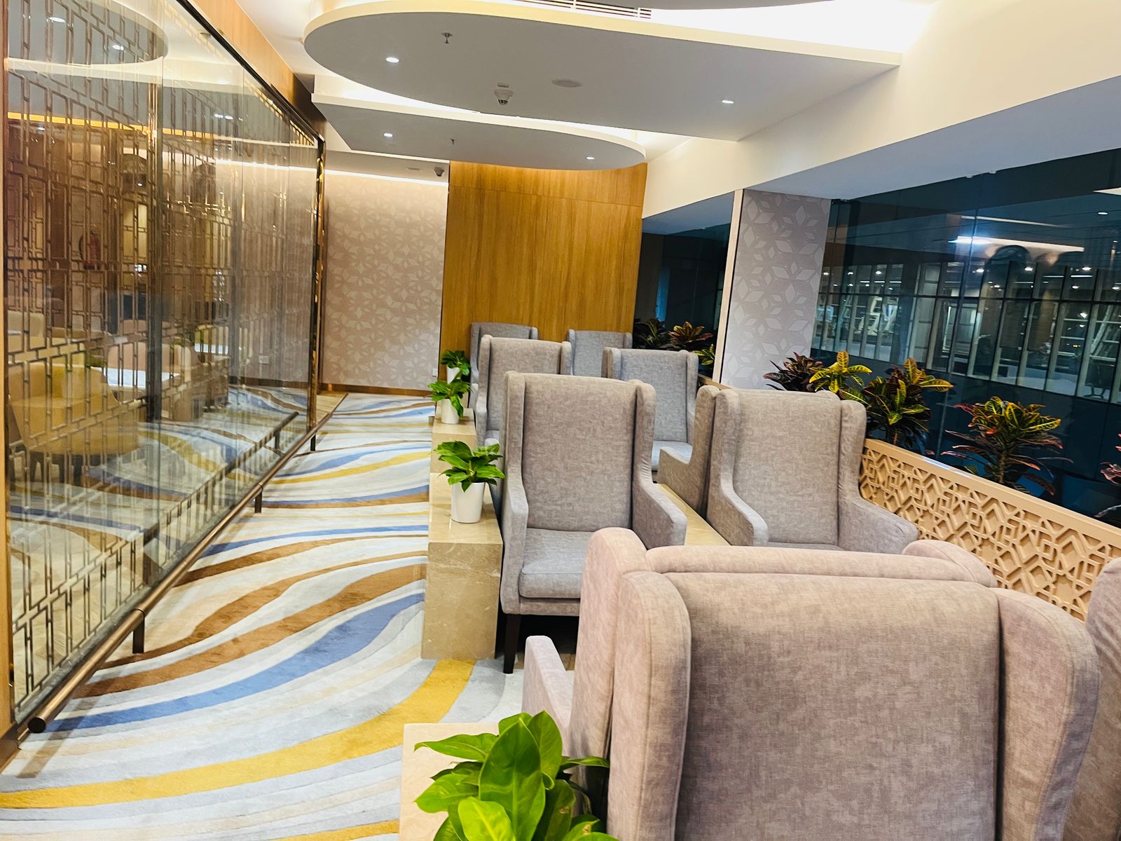 Adani Domestic Lounge — food & bar