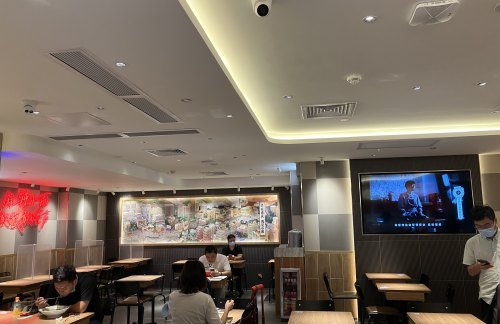 广州白云国际机场遇见小面(T2过安检后往左直走约50米)