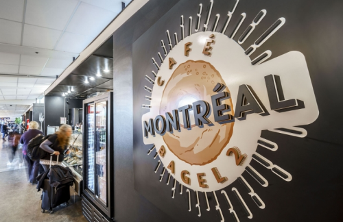 蒙特利尔特鲁多机场Café Montréal Bagel