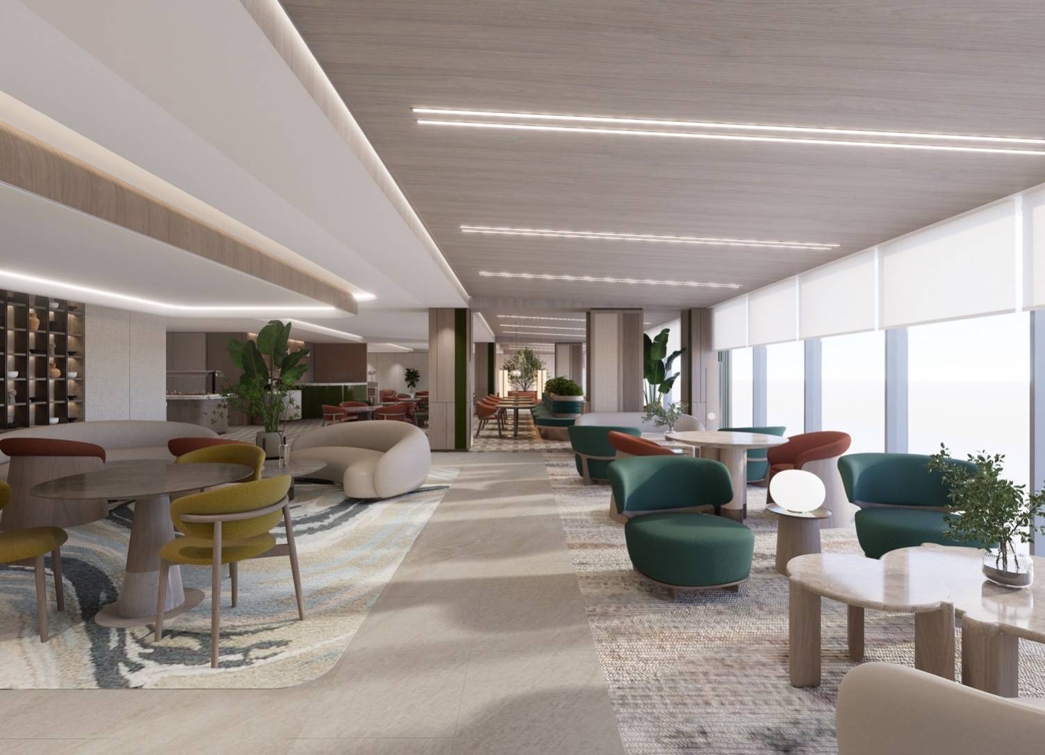 The Coral Finest Business Class Lounge (Cocoon) atmosphere, image 3