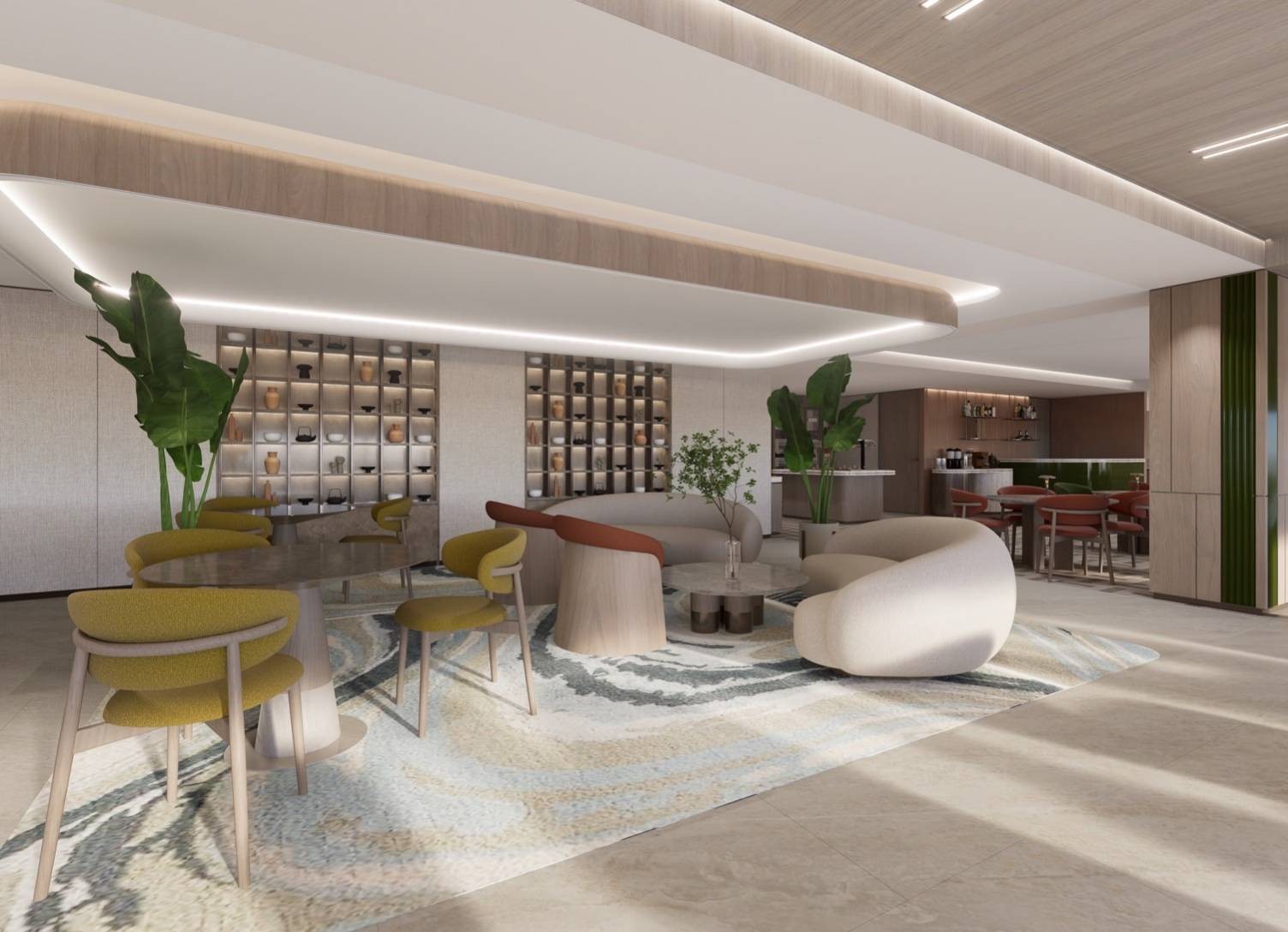 The Coral Finest Business Class Lounge (Cocoon) atmosphere, image 18