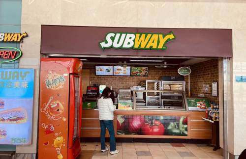 大连周水子国际机场赛百味（22号登机口）