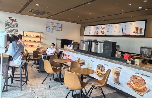 上海站Tims咖啡(安检前)