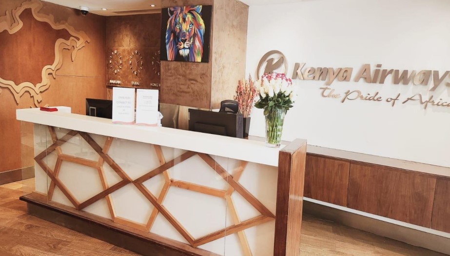 Kenya Airways Simba Lounge at NBO
