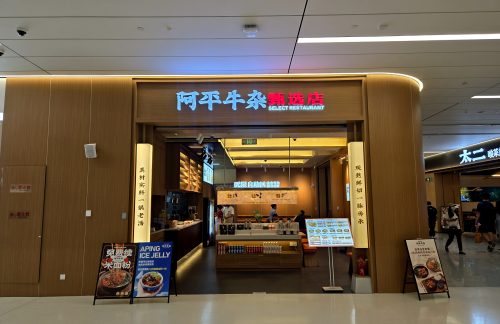 西安咸阳国际机场阿平牛杂