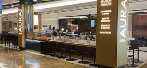 伦敦希思罗机场Aura Champagne Bar