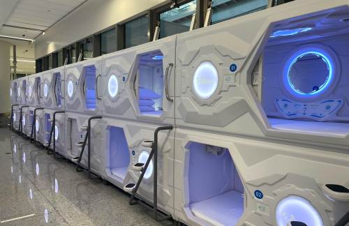 XIY安检前-眯一会计时休息室（T5国内负一层）