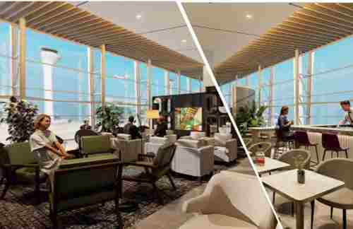 YULDesjardins / Plaza Premium Lounge US Temp Lounge