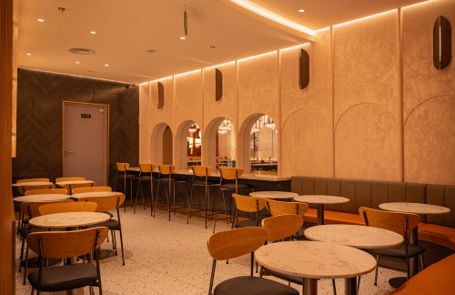 上海浦东国际机场餐食体验厅-Wolfgang Puck Kitchen Counter